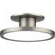 Twist-N-Lite LED 8 inch Brushed Nickel Semi-Flush Mount Ceiling Light