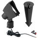 Adjustable Wall Wash Black Low Voltage Wall Wash in 2700K Warm LED, WAC Landscape
