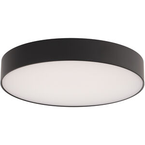 Edgeless Round LED 5 inch Black Flush Mount Ceiling Light