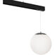 Ventrix 1 Light 48 Satin Nickel Track Fixtures Ceiling Light