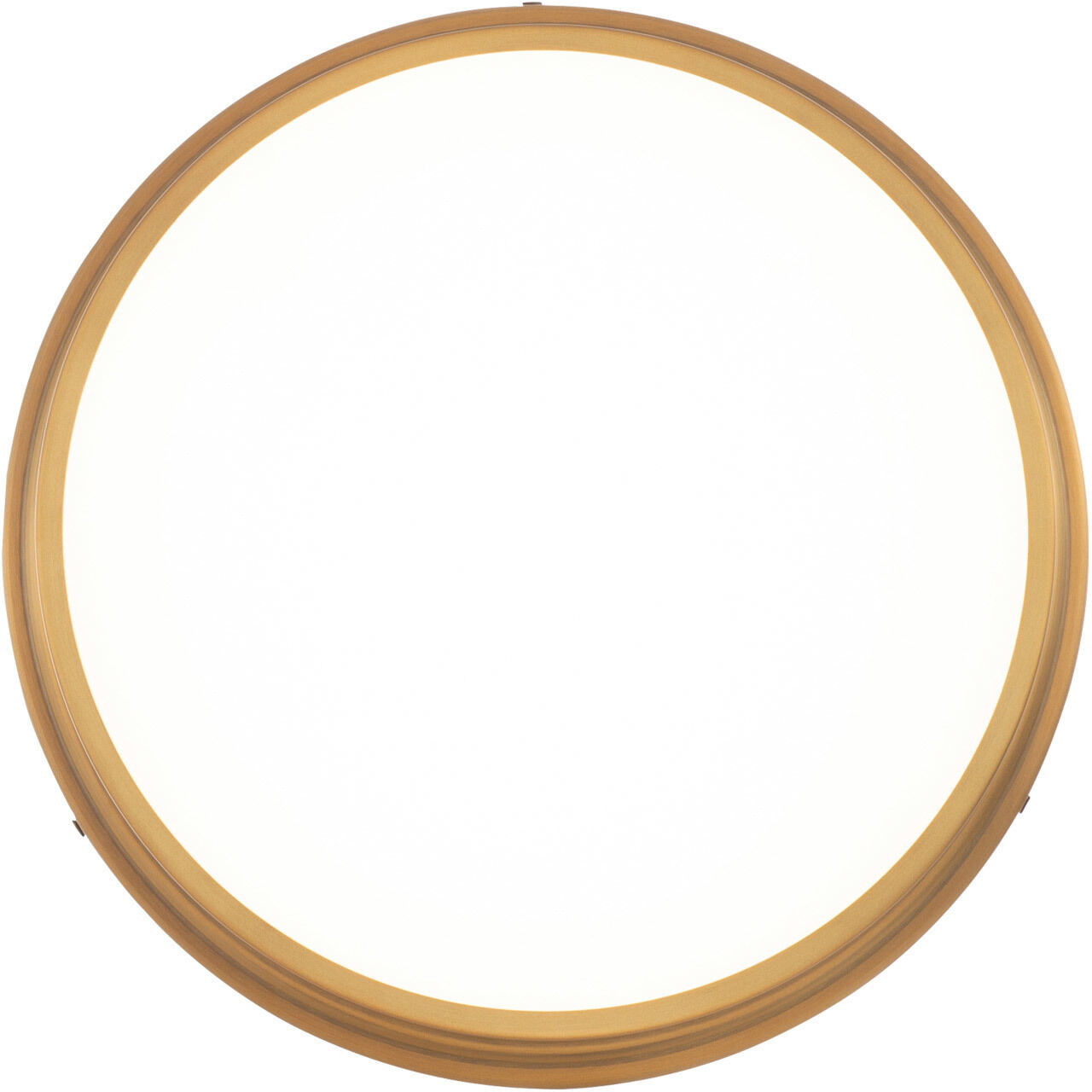 York LED 12 inch Aged Brass Flush Mount Ceiling Light, dweLED