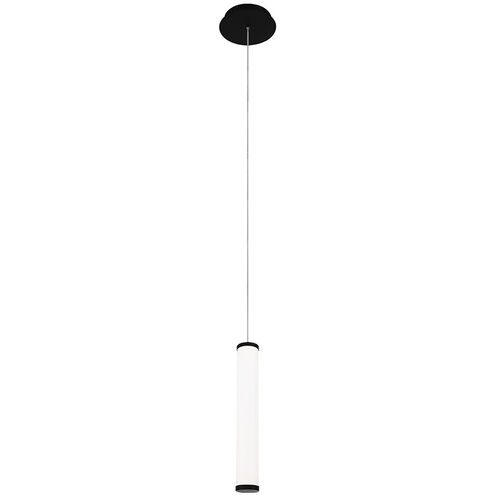Flare LED 2.44 inch Black Linear Pendant Ceiling Light in 13in, dweLED