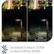 Eclipse 12 2.9 watt Bronze Path and Area Light in 3000K Warm White LED, WAC Landscape