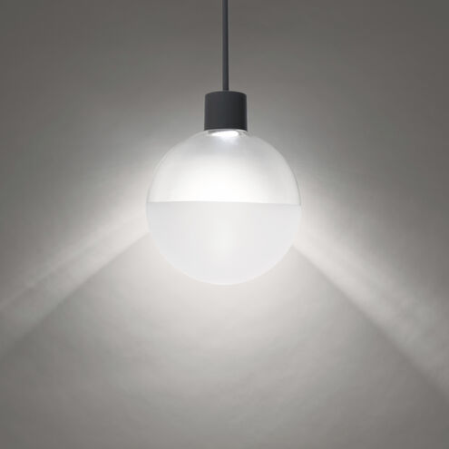 Gaze LED 12 inch Black Pendant Ceiling Light in 2700K, dweLED