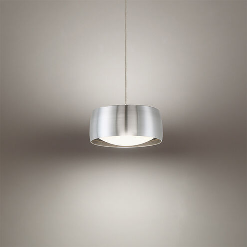 Tic Toc LED 6.38 inch Brushed Aluminum Pendant Ceiling Light, dweLED