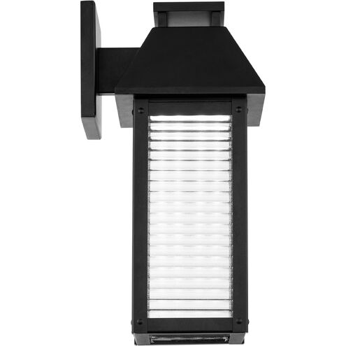 Faulkner LED 14 inch Black Outdoor Wall Light, dweLED