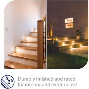 WAC Lighting WL-LED100-C-WT Tyler 120 3.8 watt White Step and Wall ...