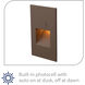 Tyler 120 3.8 watt Bronze Step and Wall Lighting in 3000K, WAC Lighting