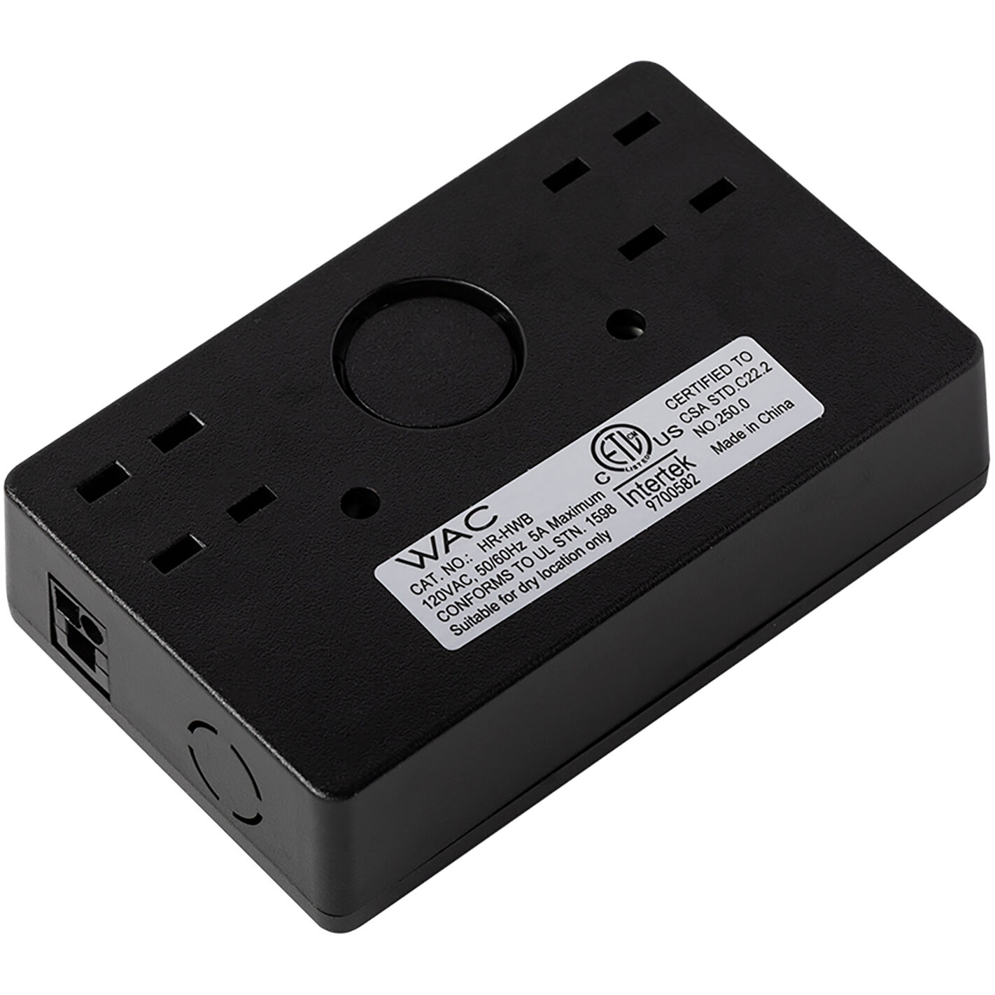 Tyler Black Button Light, WAC Limited