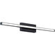 Parallax LED 24 inch Black Bath Vanity & Wall Light, dweLED