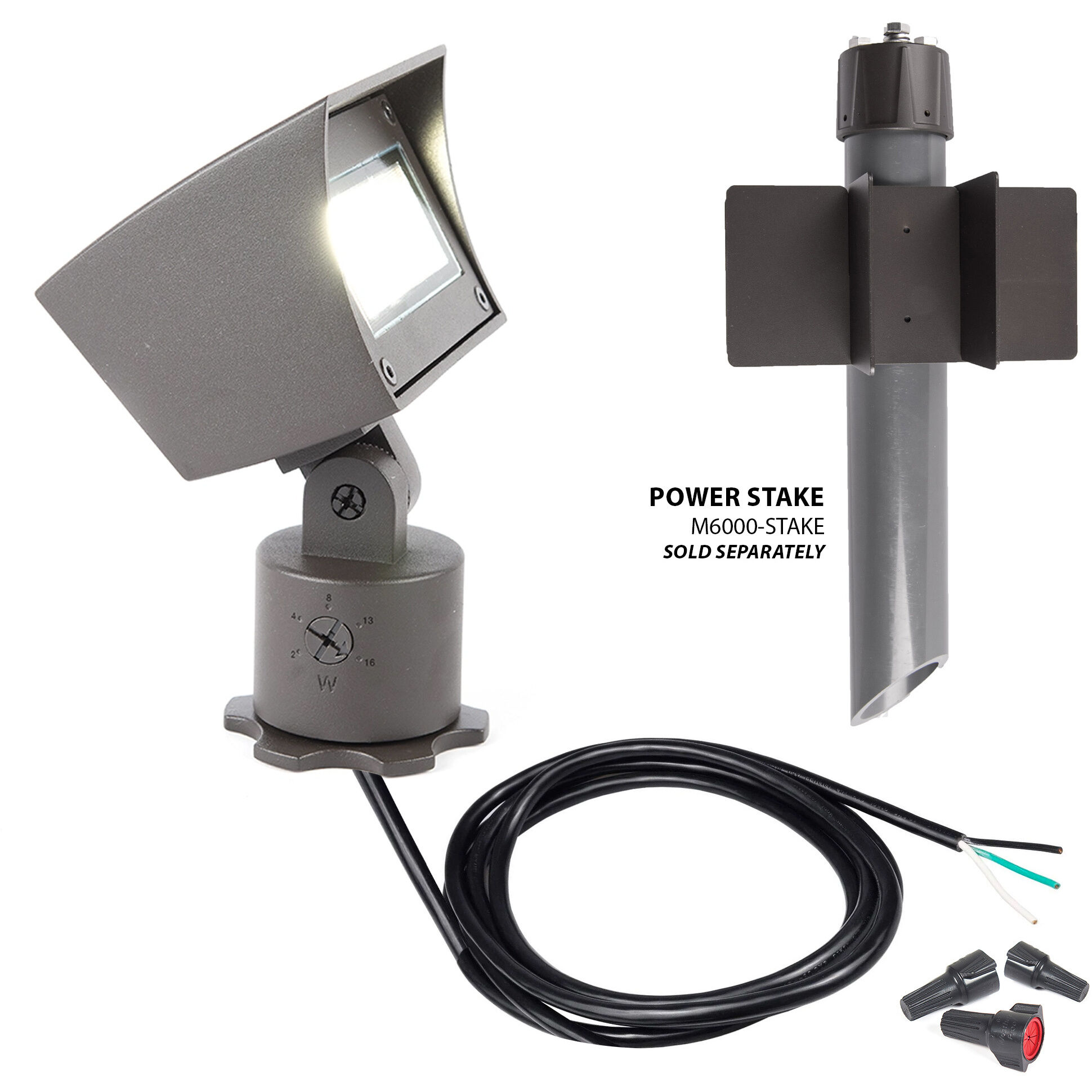 Tyler Bronze 14.5 watt LED Spot and Flood Lighting, WAC Landscape
