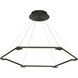 Lune LED 32 inch Black Pendant Ceiling Light, dweLED