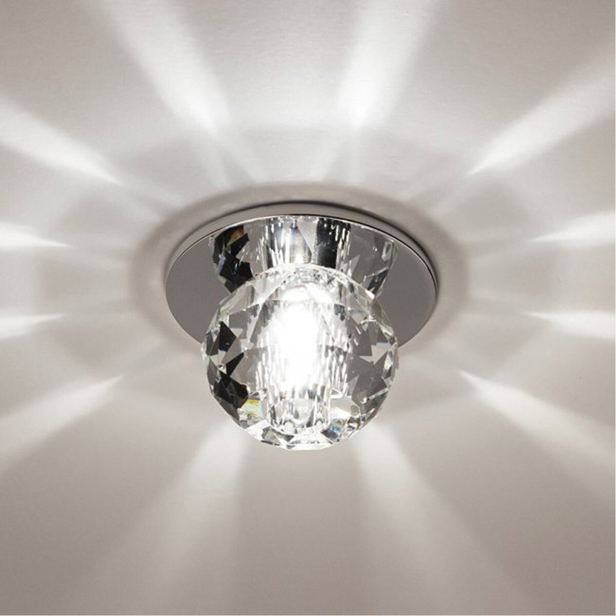 Beauty Spot LED Clear/Chrome Recessed Lighting