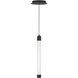 Jedi 1 Light 1.5 inch Black Mini-Pendant Ceiling Light