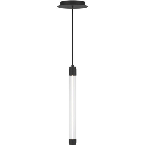 Jedi 1 Light 1.5 inch Black Mini-Pendant Ceiling Light