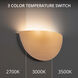 Collette Wall Sconce Wall Light in 3000K, Aged Brass, dweLED