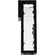 Hawthorne LED 18 inch Black Outdoor Wall Light, dweLED