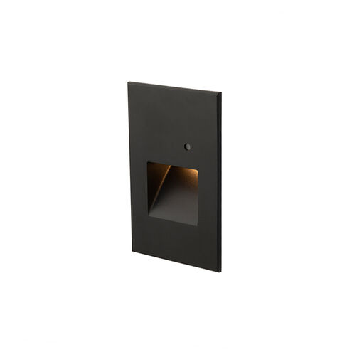 Tyler 120 3.8 watt Black Step and Wall Lighting in 3000K, WAC Lighting