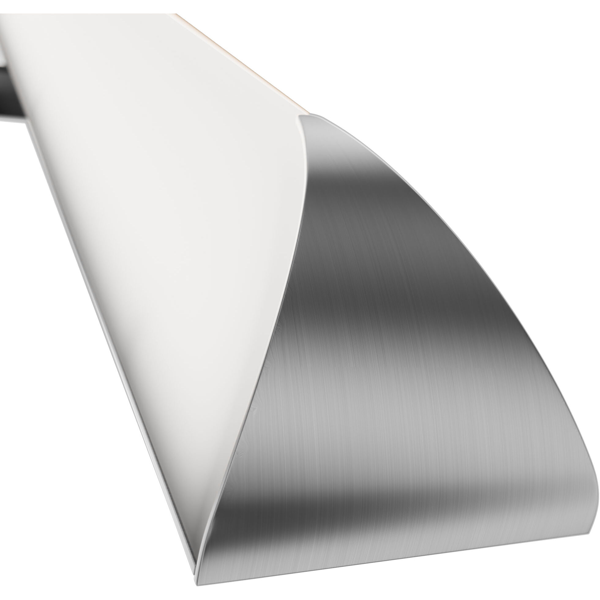 Straitaway LED 32 inch Brushed Nickel Bath Vanity & Wall Light in 3500K, dweLED