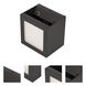 Functional 3 Light 5 inch Black on Aluminum Wall Sconce Wall Light in 5in