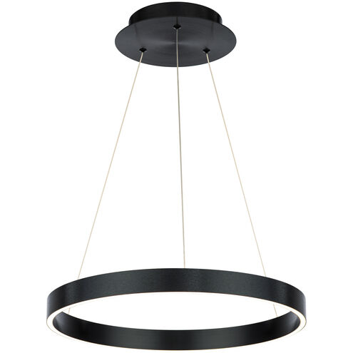 Sirius LED 18 inch Black Pendant Ceiling Light, dweLED