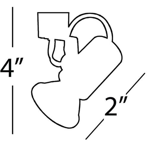 TK-178 1 Light 120 White H Track Fixture Ceiling Light