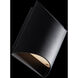 Duet Wall Sconce Wall Light in 3000K, Black, dweLED