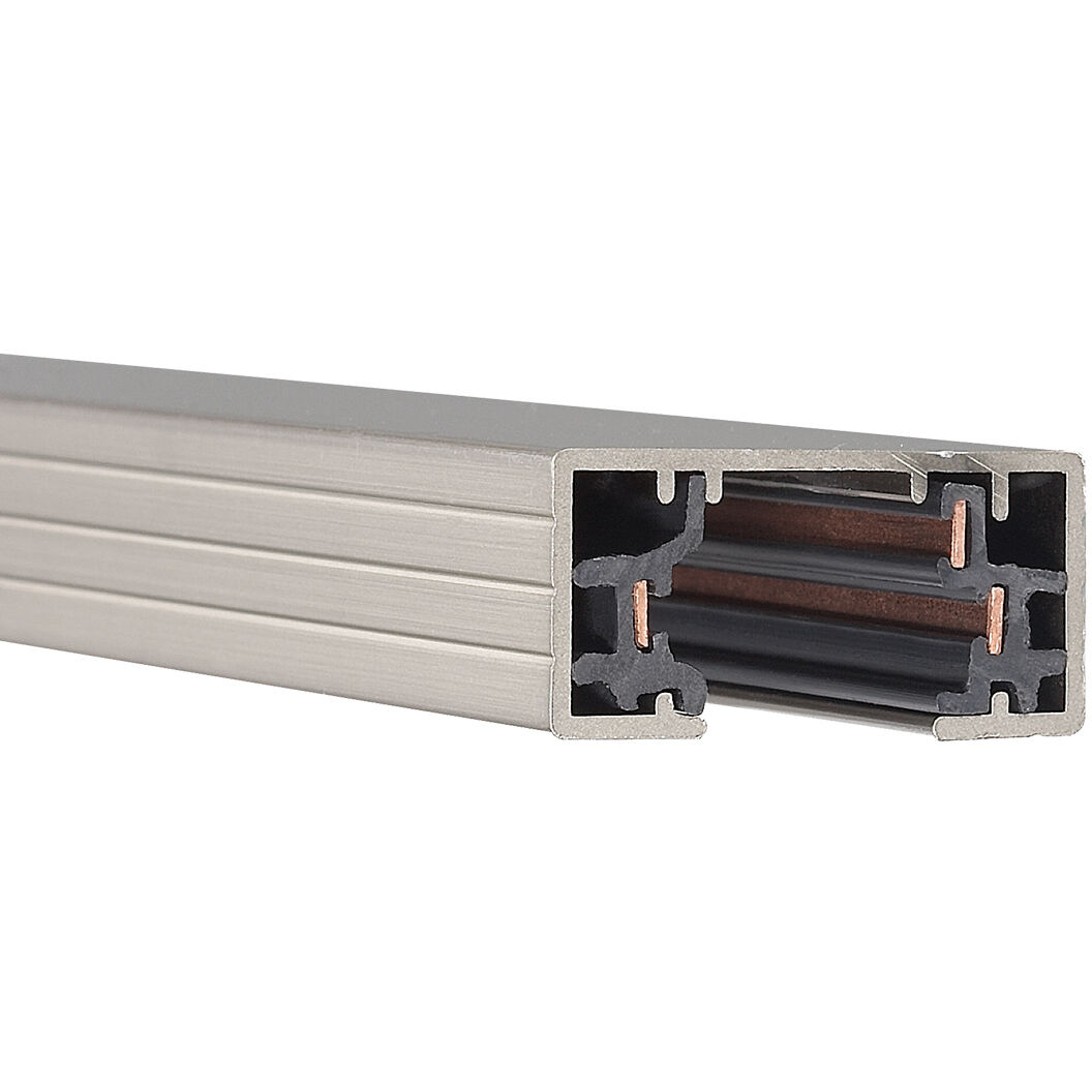 H Track 1 Light 120 Brushed Nickel Track Component Ceiling Light, WAC Limited