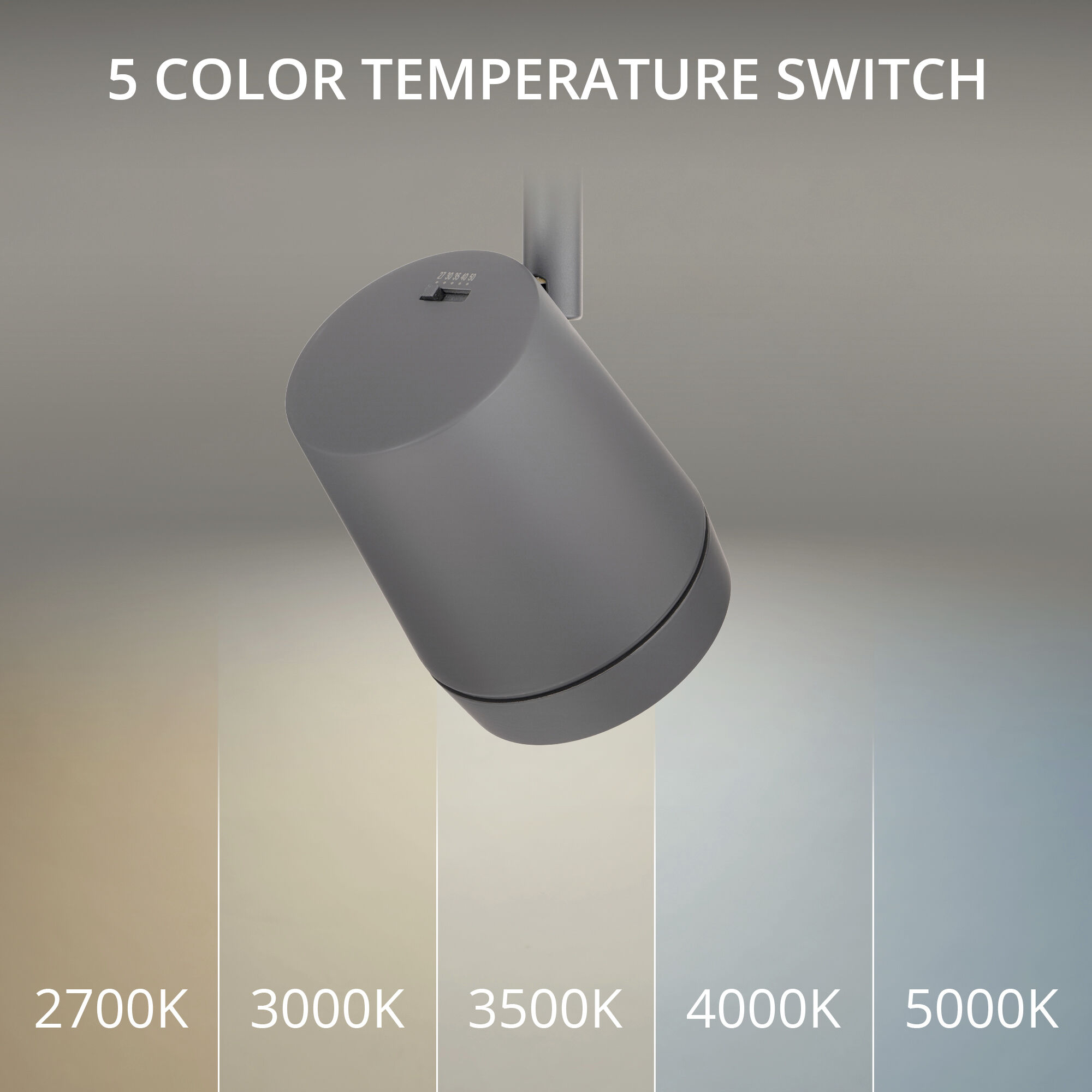 Ocularc 1 Light 120 Dark Bronze H Track Fixture Ceiling Light in 2700-3000-3500-4000-5000K