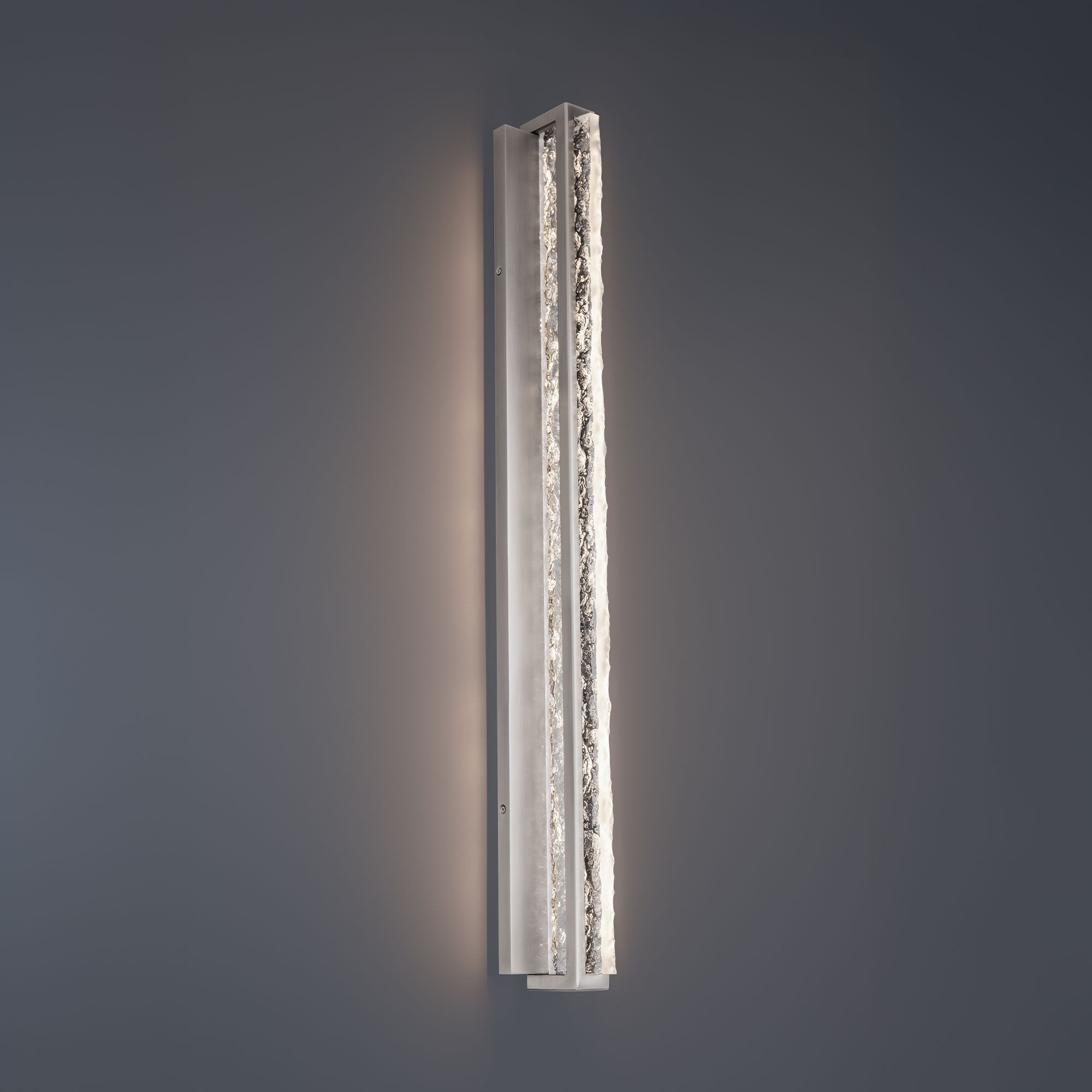 Skate LED 4.5 inch Brushed Nickel Bath Vanity & Wall Light in 2700K, dweLED