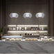 Doma LED 16 inch Black Pendant Ceiling Light in 3500K, dweLED