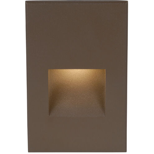 LEDme Step and Wall Lights 277 3.9 watt Bronze On Aluminum Step Light in Blue, LED, 47.62 inch