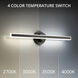 Bastone LED 26 inch Black Bath Vanity & Wall Light in 3000K, dweLED