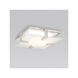 Meridien LED 13 inch Brushed Nickel Flush Mount Ceiling Light, dweLED