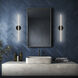 Lanky Wall Sconce Wall Light in 3500K, Black, dweLED