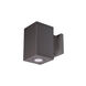 Cube Arch LED 4.5 inch Graphite Sconce Wall Light in Flood, 90, 2700K, Away From Wall