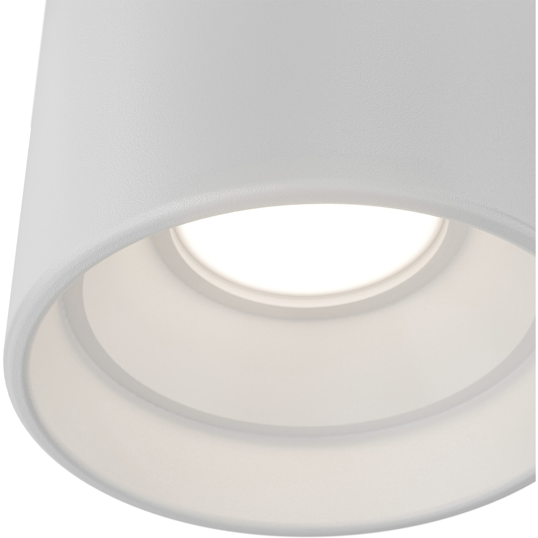 Downtown LED 3.5 inch White Outdoor Flush Mount in 3000K, dweLED