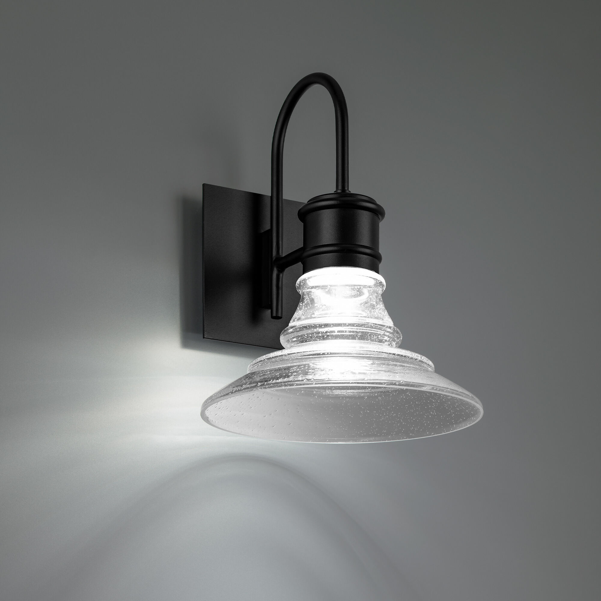 Nantucket LED 13 inch Black Outdoor Wall Light, dweLED