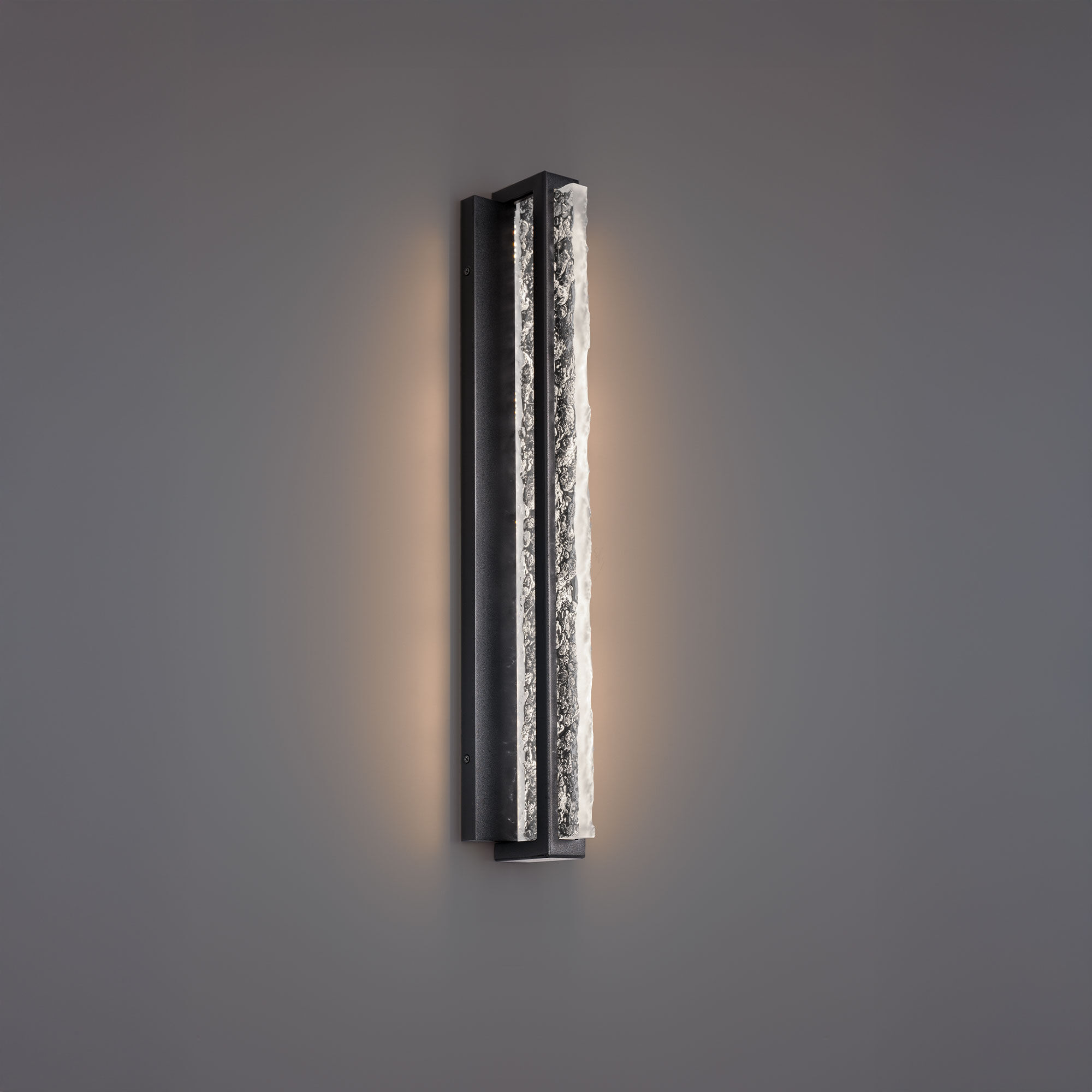 Skate LED 4.5 inch Black Bath Vanity & Wall Light in 4000K, dweLED