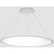 Illusion LED 34.63 inch Titanium Pendant Ceiling Light, dweLED