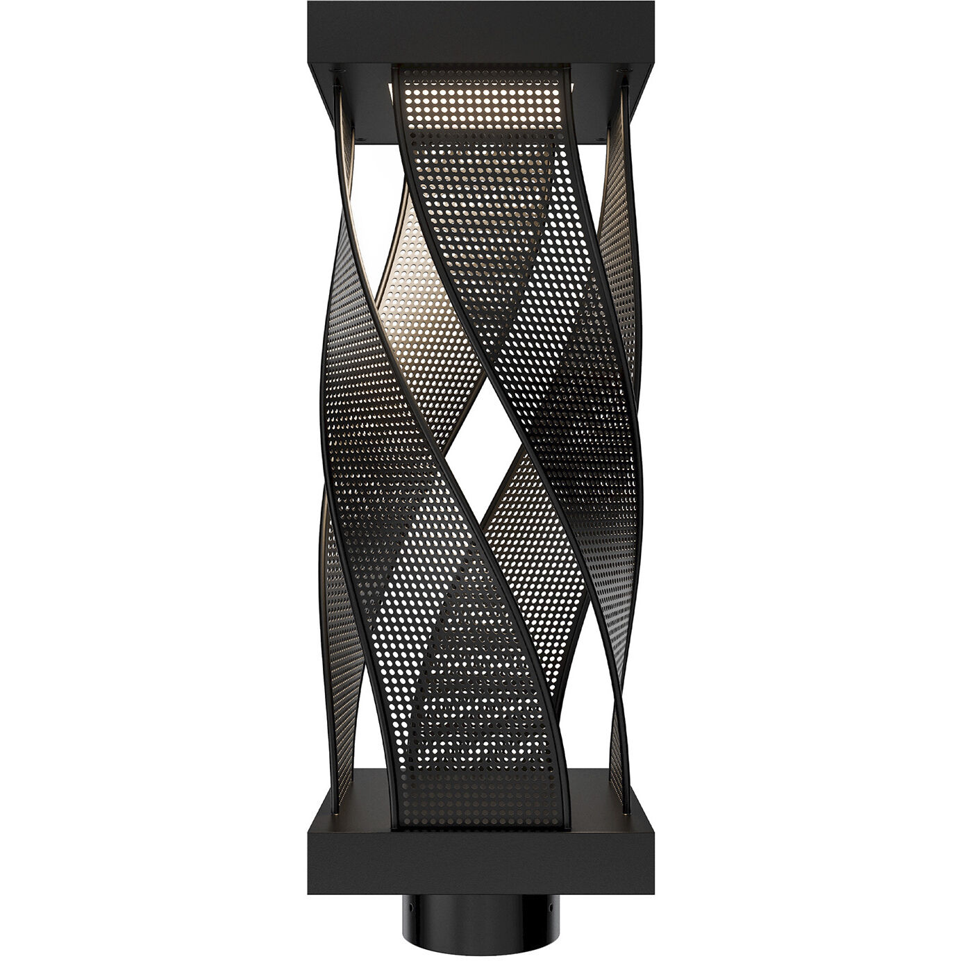 Brocade LED 18 inch Black Post Light, dweLED
