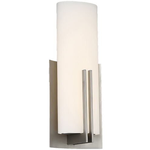 Moderne LED 6.5 inch Satin Nickel Bath Vanity & Wall Light in 2700K, dweLED
