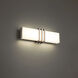 Minibar LED 18 inch Brushed Nickel Bath Vanity & Wall Light, dweLED