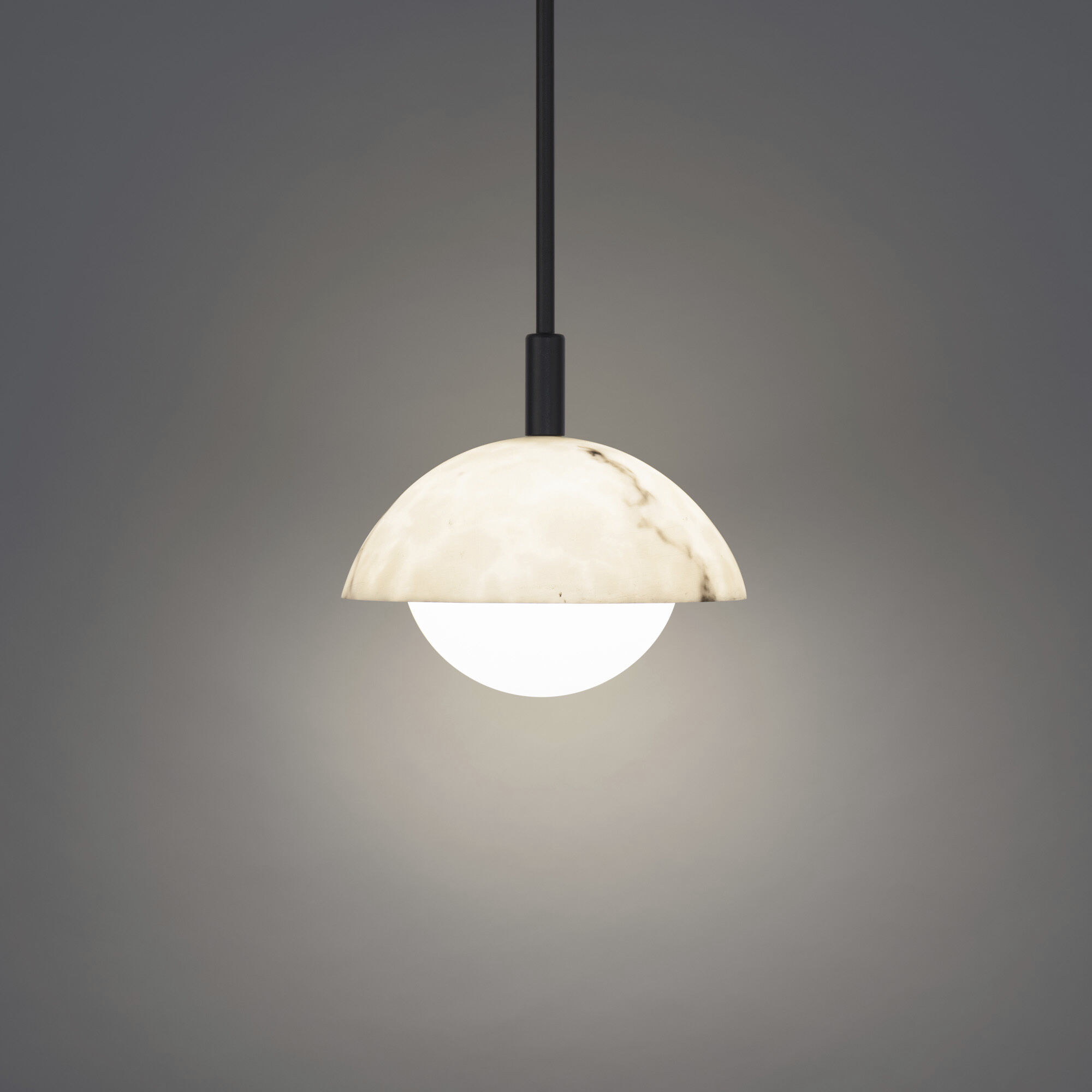 Moonstone LED 9.75 inch Black Pendant Ceiling Light, dweLED