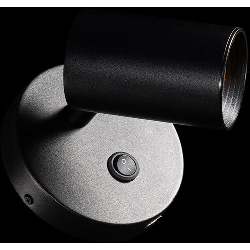 Kepler Reading Light Wall Light in Black, dweLED