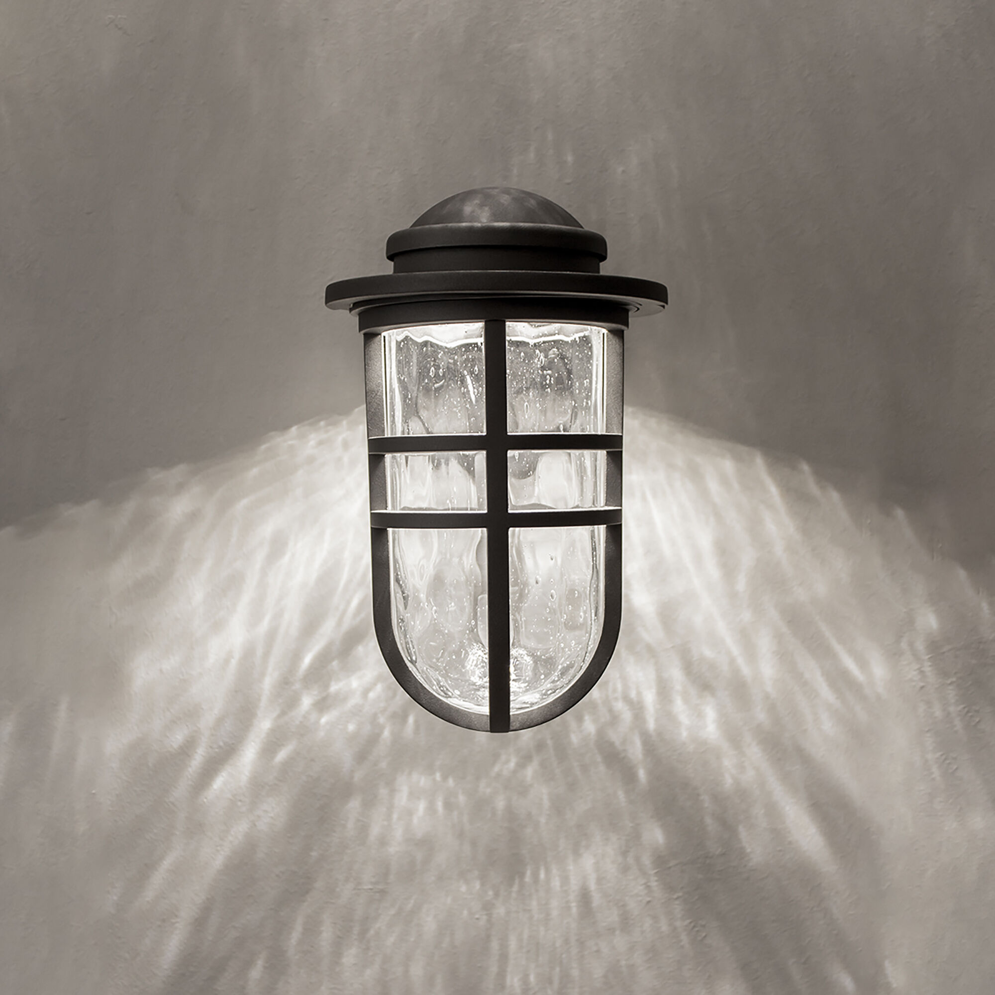 Steampunk LED 9.5 inch Bronze Outdoor Wall Light, dweLED