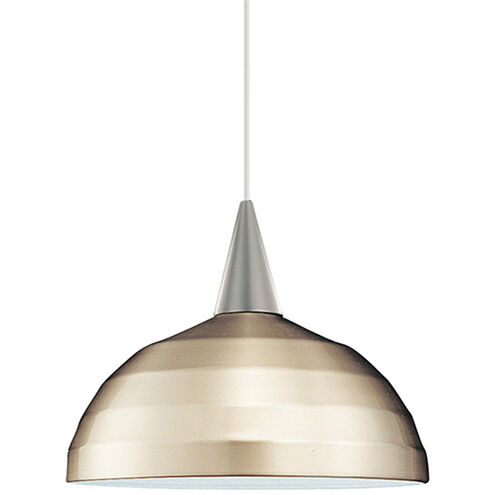 Cosmopolitan 1 Light 6.5 inch Brushed Nickel Pendant Ceiling Light