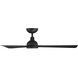 Gage 52 inch Matte Black Downrod Ceiling Fan