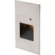 WAC 120V Step Light LED 1.5 inch Stainless Steel ADA Step and Wall Light in 3000K Warm White LED, WAC Lighting
