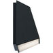 Atlantis LED 6 inch Black Outdoor Wall Light in 3500K, dweLED